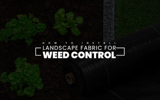 How to Install Landscape Fabric for Weed Control