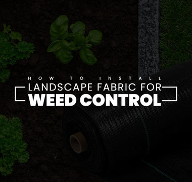 How to Install Landscape Fabric for Weed Control