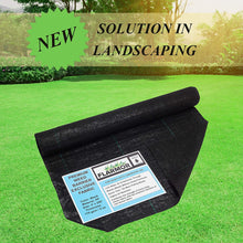 Load image into Gallery viewer, Woven Geotextile Black Weed Barrier Fabric 6X250 ft, 5oz/170 gsm
