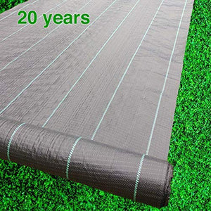 Woven Weed Barrier Landscape Fabric Heavy Duty 3Ft x 300Ft, 3.2oz / 108 gsm