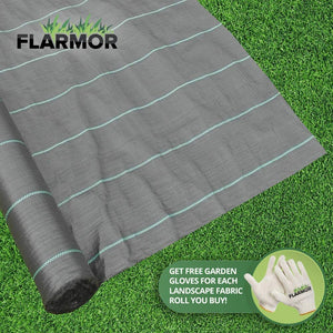 Woven Weed Barrier Landscape Fabric Heavy Duty 6Ft x 250Ft, 3.2oz / 108 gsm
